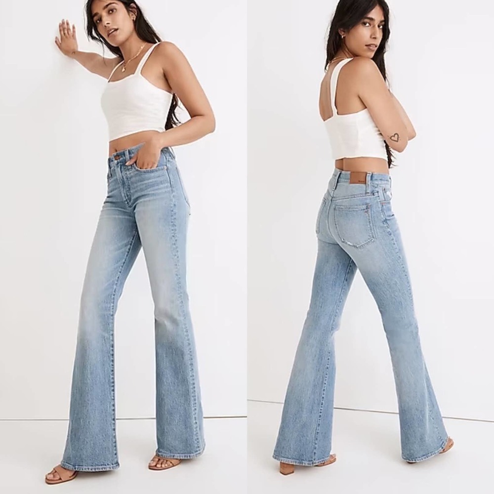 Madewell The Perfect Vintage Flare Jean Light Wash Womens Size 32